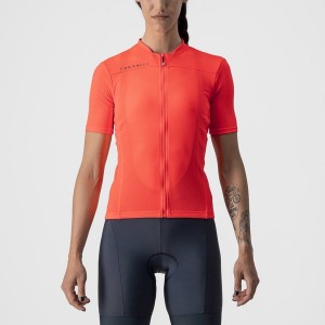 Castelli ANIMA 3 Jersey Dames Roze Donkergrijs Blauw | EVM146539