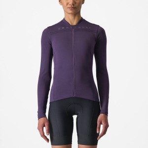 Castelli ANIMA 4 LONG SLEEVE Jersey Dames Paars | FJA948160