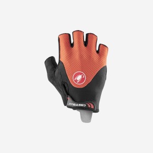 Castelli ARENBERG GEL 2 Handschoenen Heren Rood Zwart | TIG690543