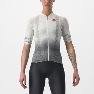 Castelli CLIMBER'S 2.0 W Jersey Dames Wit Olijfgroen | TQA290317