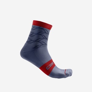 Castelli CLIMBER'S 3.0 12 CM Sokken Dames Blauw | OPB835602