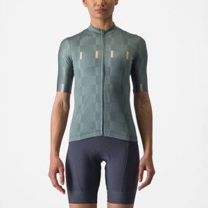 Castelli DIMENSIONE Jersey Dames Turquoise | OQF856094