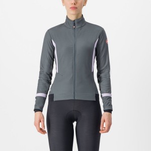 Castelli DINAMICA 2 Jassen Dames Grijs Paars | QMT754281