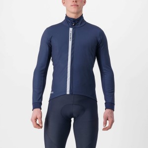 Castelli ENTRATA Jassen Heren Blauw Zilver | MPJ456073