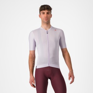 Castelli ESPRESSO Jersey Heren Paars Wit Donkergrijs | QOW796430