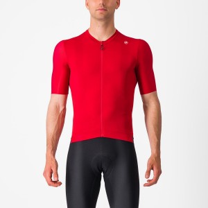 Castelli ESPRESSO Jersey Heren Rood Diepbordeaux | DCB623951