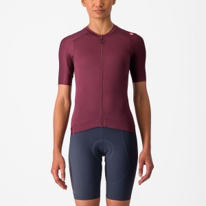 Castelli ESPRESSO W Jersey Dames Diepbordeaux Diepbordeaux | IAF128497