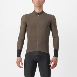 Castelli FLIGHT AIR Jersey Heren Bruin | LMZ392817