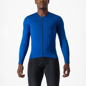 Castelli FLY LS Jersey Heren Blauw | SPO093624