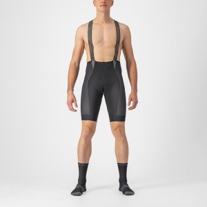 Castelli INSIDER 2 Korte Broek Met Slabbetje Heren Zwart | KVR902375