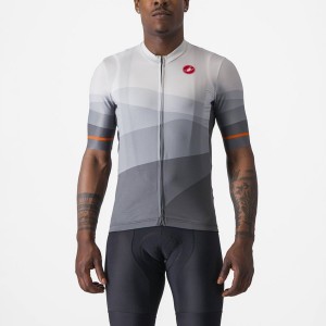 Castelli ORIZZONTE Jersey Heren Donkergrijs Zilver Grijs | IUG214536