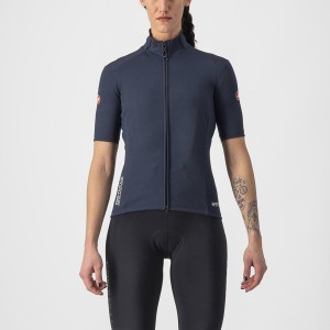 Castelli PERFETTO RoS 2W WIND Jassen Dames Blauw | EDS945801