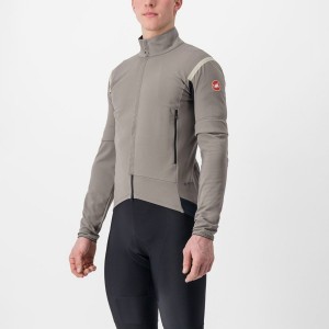 Castelli PERFETTO RoS 2 CONVERTIBLE Jassen Heren Grijs Khaki Grijs | FKH304612