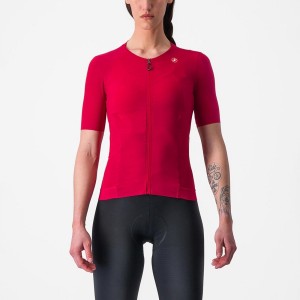 Castelli PREMIO W Jersey Dames Rood | WKU361879