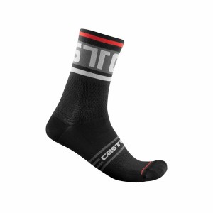 Castelli PROLOGO 15 Sokken Heren Zwart | FME571498