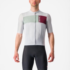 Castelli PROLOGO 7 Jersey Heren Zilver Grijs Groen | DGC567803