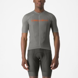 Castelli PROLOGO LITE Jersey Heren Grijs Oranje | NEX874096