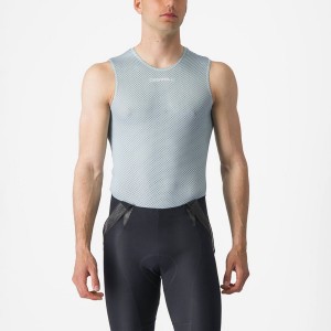 Castelli PRO MESH 2.0 SLEEVELESS Basislaag Heren Blauw | MFQ983502