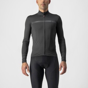 Castelli PRO THERMAL MID LS Jersey Heren Donkergrijs | CMV130986