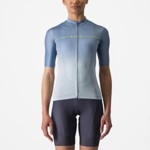 Castelli SALITA Jersey Dames Grijs Blauw Blauw | GUM750942