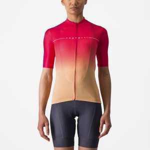 Castelli SALITA Jersey Dames Oranje Wit | YUK397861