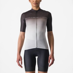 Castelli SALITA Jersey Dames Zwart Zilver Grijs Wit | EON638407