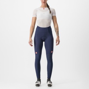 Castelli SORPASSO RoS W Leggings Dames Blauw Zilver | MIO013927