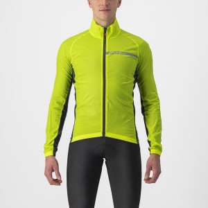 Castelli SQUADRA STRETCH Bescherming Heren Lichtgroen Donkergrijs | IYD248790