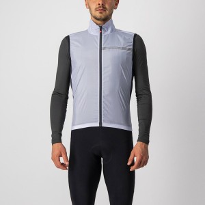 Castelli SQUADRA STRETCH Vest Heren Zilver Grijs Donkergrijs | FRX269104