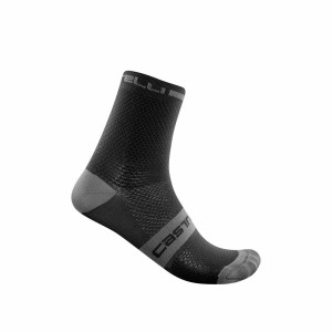 Castelli SUPERLEGGERA T 12 Sokken Heren Zwart | VWX862390