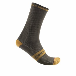 Castelli SUPERLEGGERA T 18 Sokken Heren Diepgroen | XGR698275