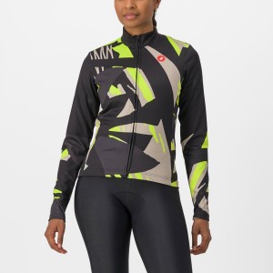 Castelli TROPICALE LS Jersey Dames Zwart | ODM634852