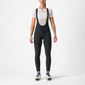 Castelli TUTTO NANO W Panty Met Slabbetje Dames Zwart | WVR268370