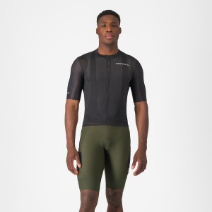 Castelli UNLIMITED CARGO Korte Broek Met Slabbetje Heren Diepgroen | RIH201984