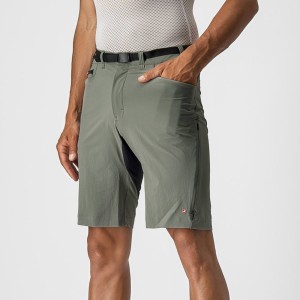 Castelli UNLIMITED TRAILGY Korte Broek Heren Grijs | UWG275390