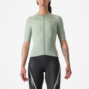 Castelli VELOCISSIMA 2 Jersey Dames Groen Blauw | RYW347296