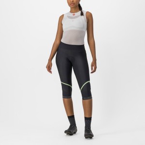 Castelli VELOCISSIMA THERMAL KNICKER Leggings Dames Zwart Mintgroen Zwart | LVP521936