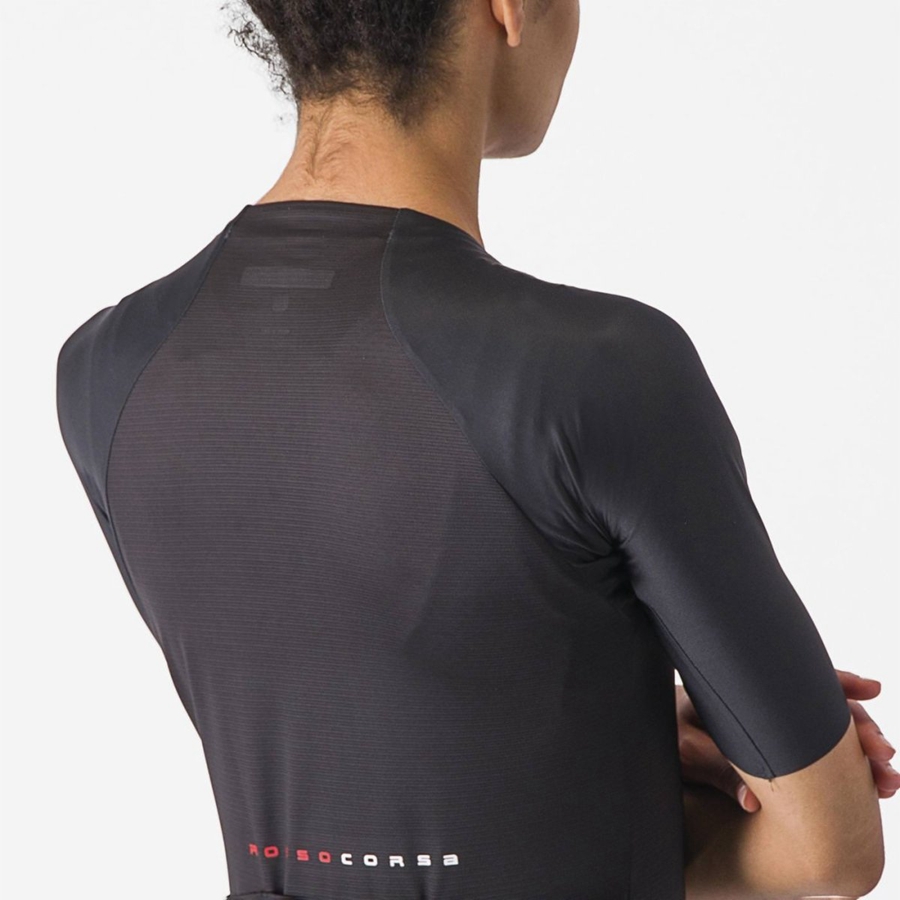 Castelli AERO PRO 7.0 W Jersey Dames Zwart | YHQ036891