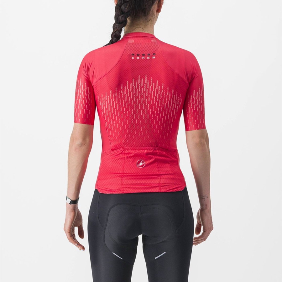 Castelli AERO PRO W Jersey Dames Rood | OGW930162