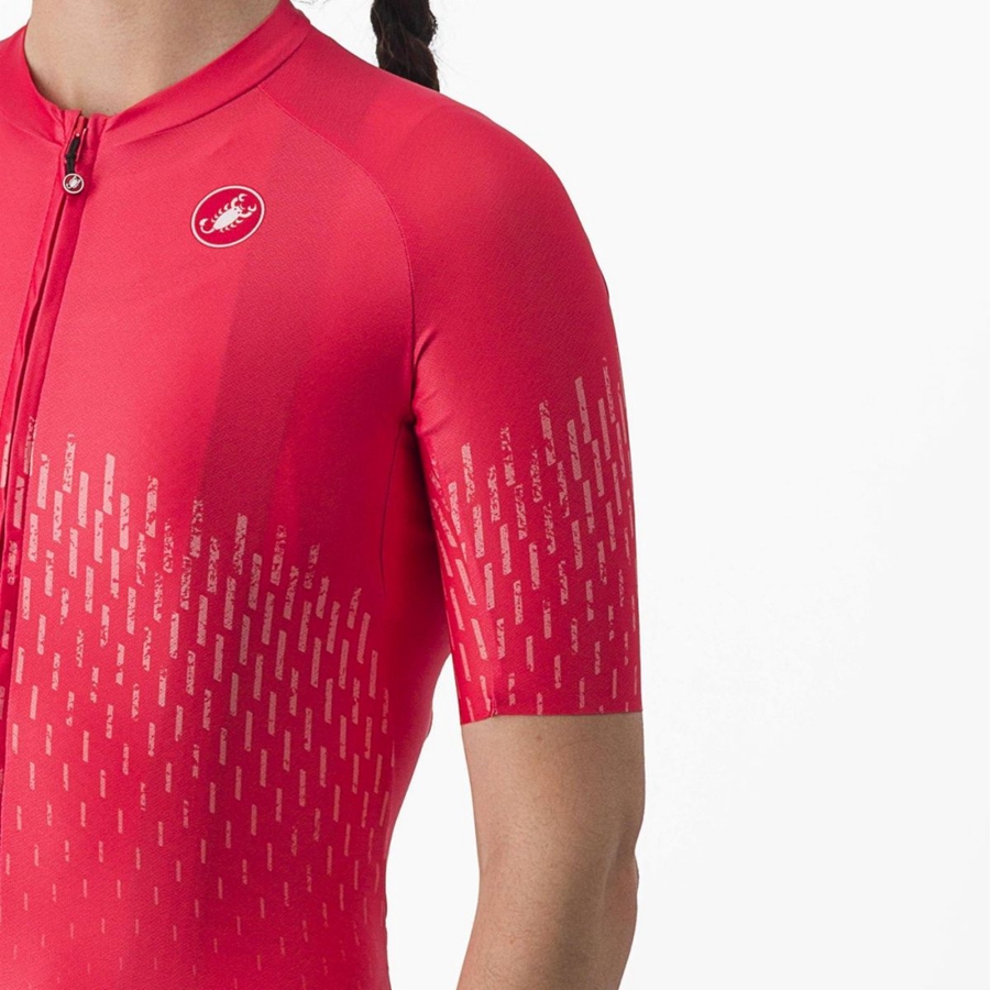 Castelli AERO PRO W Jersey Dames Rood | OGW930162