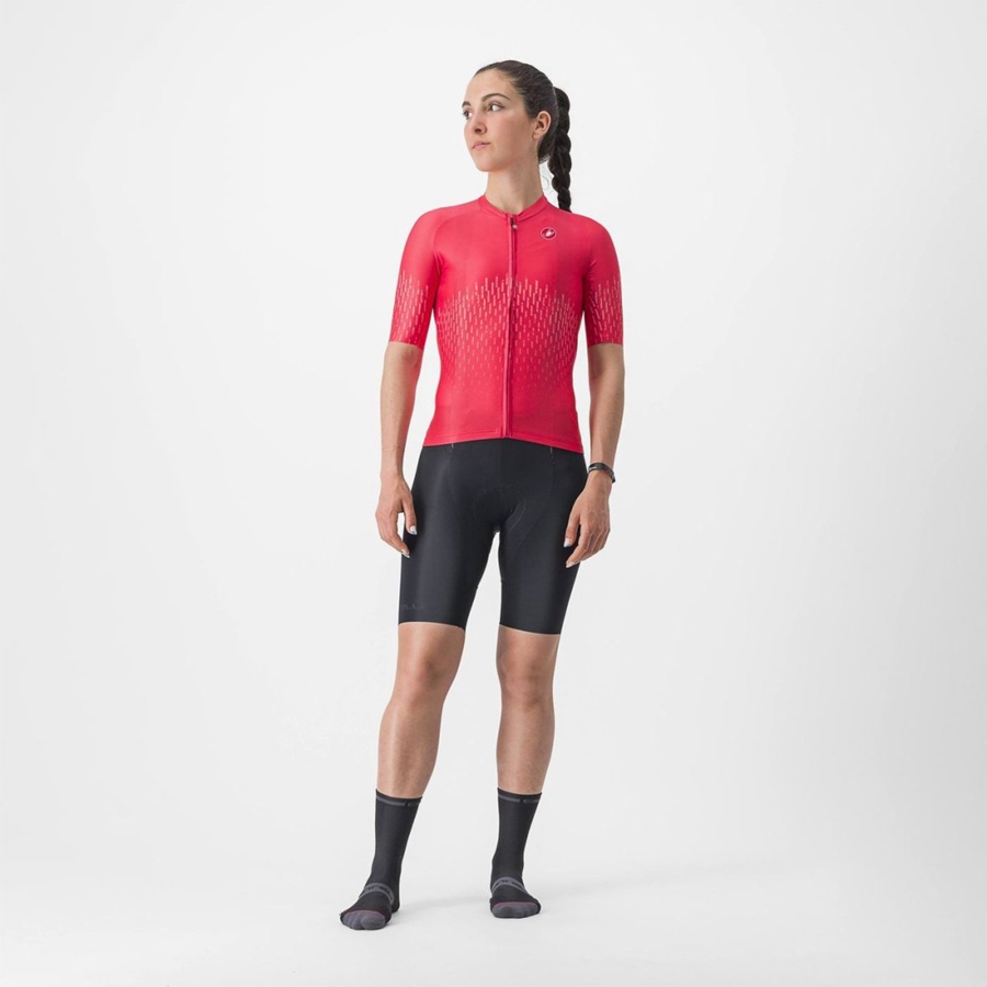 Castelli AERO PRO W Jersey Dames Rood | OGW930162