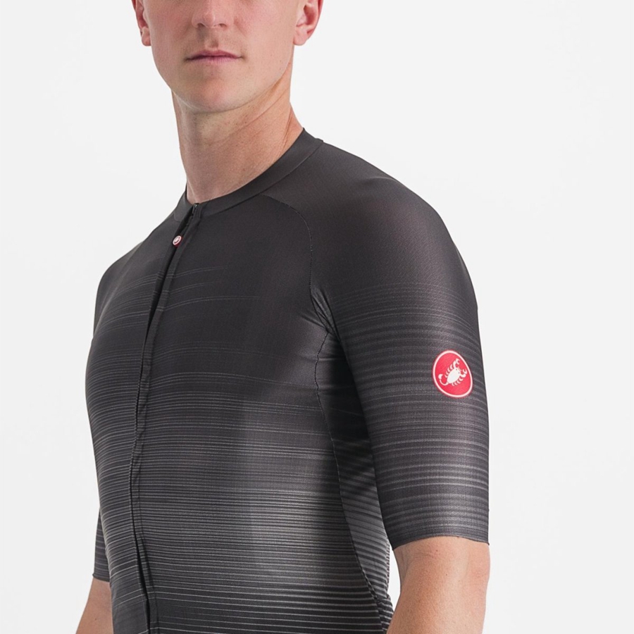 Castelli AERO RACE 6.0 Jersey Heren Zwart | YQA872650