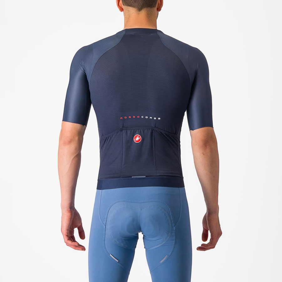 Castelli AERO RACE 7.0 Jersey Heren Blauw | UFA735129