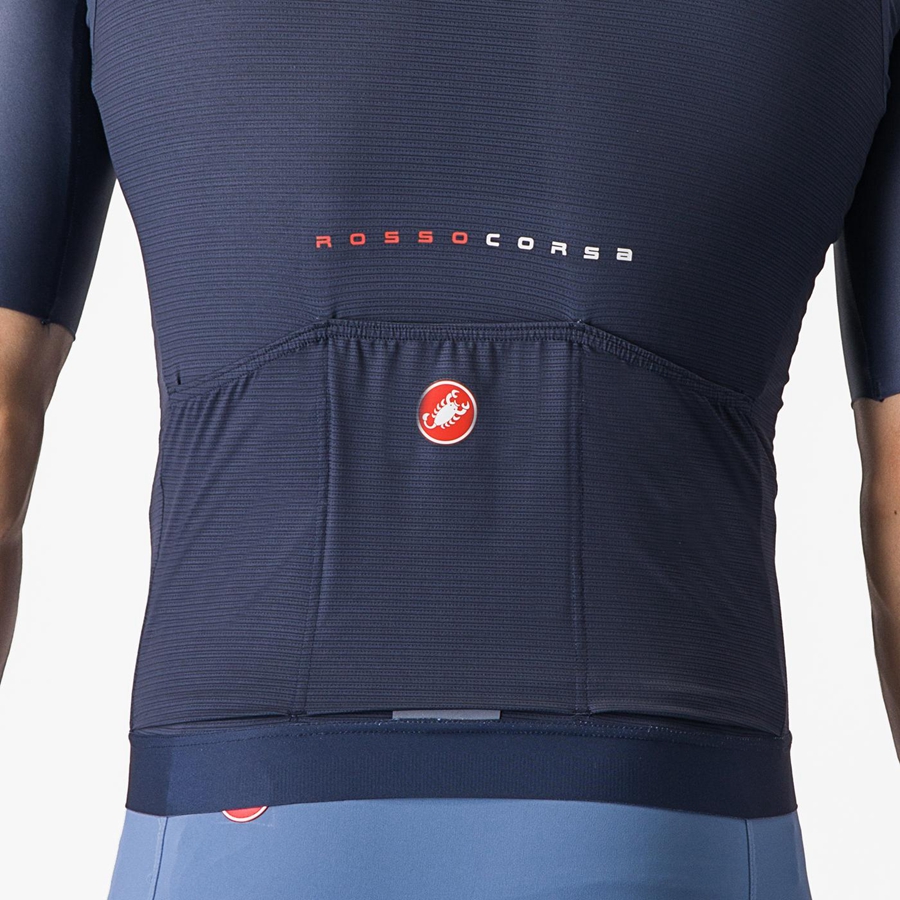 Castelli AERO RACE 7.0 Jersey Heren Blauw | UFA735129