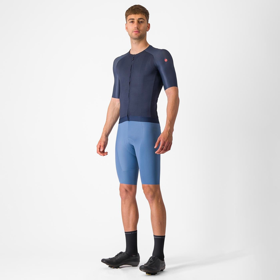 Castelli AERO RACE 7.0 Jersey Heren Blauw | UFA735129