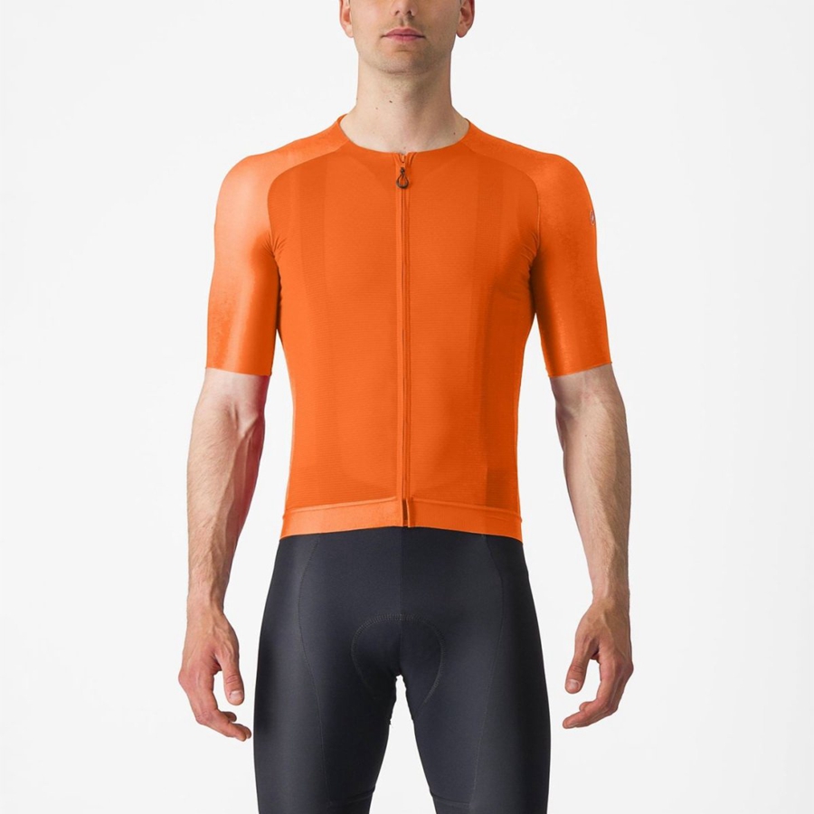 Castelli AERO RACE 7.0 Jersey Heren Oranje | LTI607519