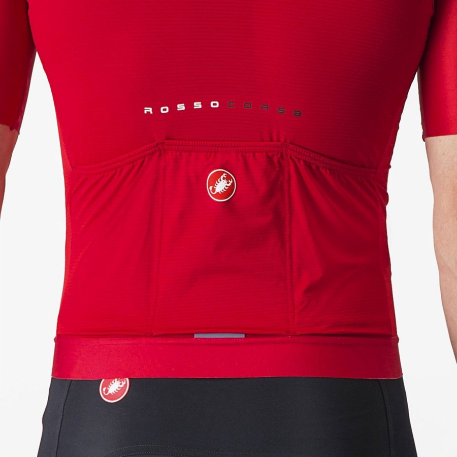 Castelli AERO RACE 7.0 Jersey Heren Rood | TRE692835