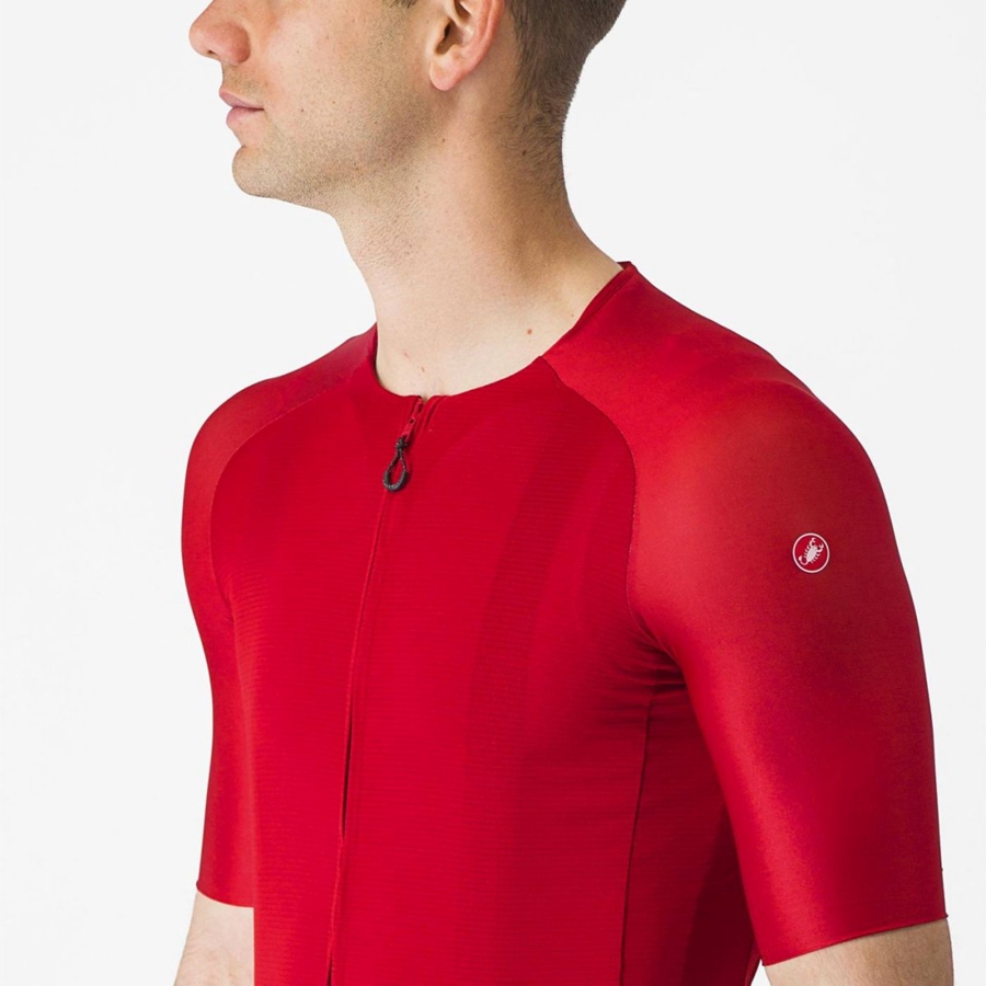 Castelli AERO RACE 7.0 Jersey Heren Rood | TRE692835