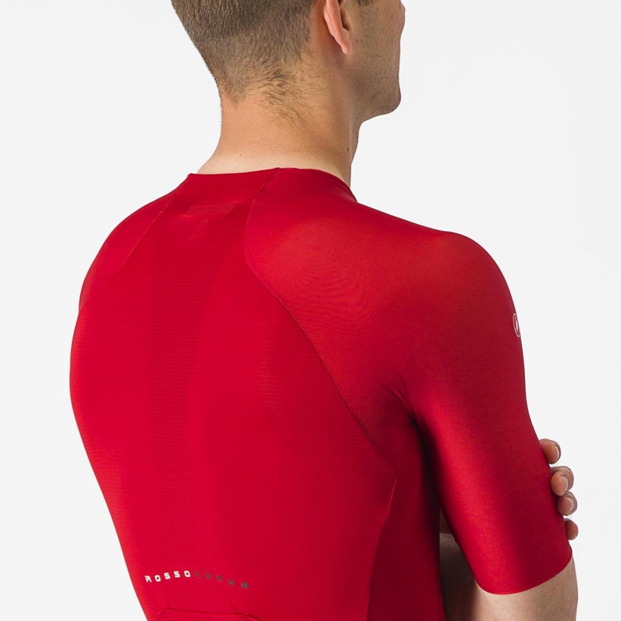 Castelli AERO RACE 7.0 Jersey Heren Rood | TRE692835