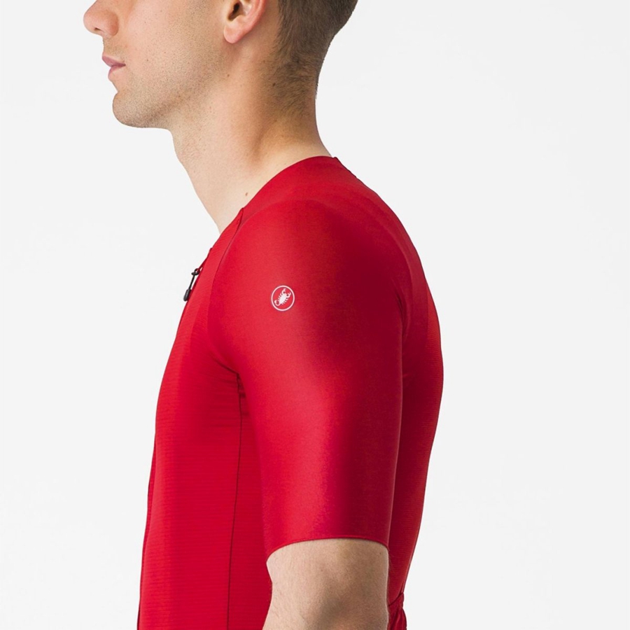 Castelli AERO RACE 7.0 Jersey Heren Rood | TRE692835